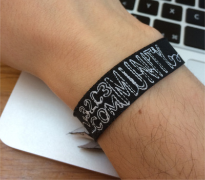 32C3 wristband